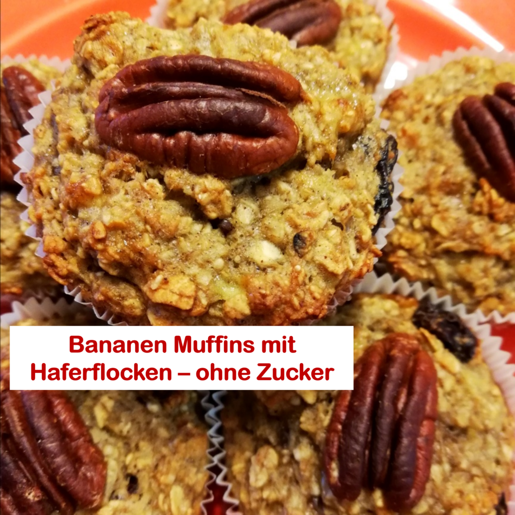 Bananen Muffins ohne zugesetzten Zucker - Food4Mood Ernährungsberatung ...